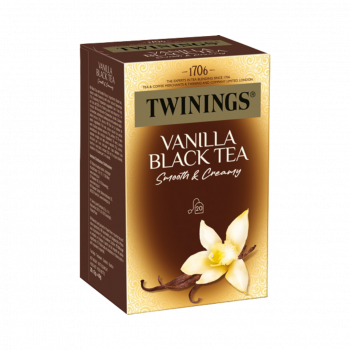 Twinings Vanilla, Schwarztee, 20 Teebeutel im Kuvert, 40g